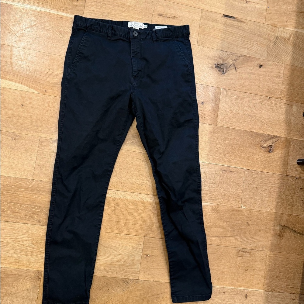 H&M Men's Navy Slim Chino Pants